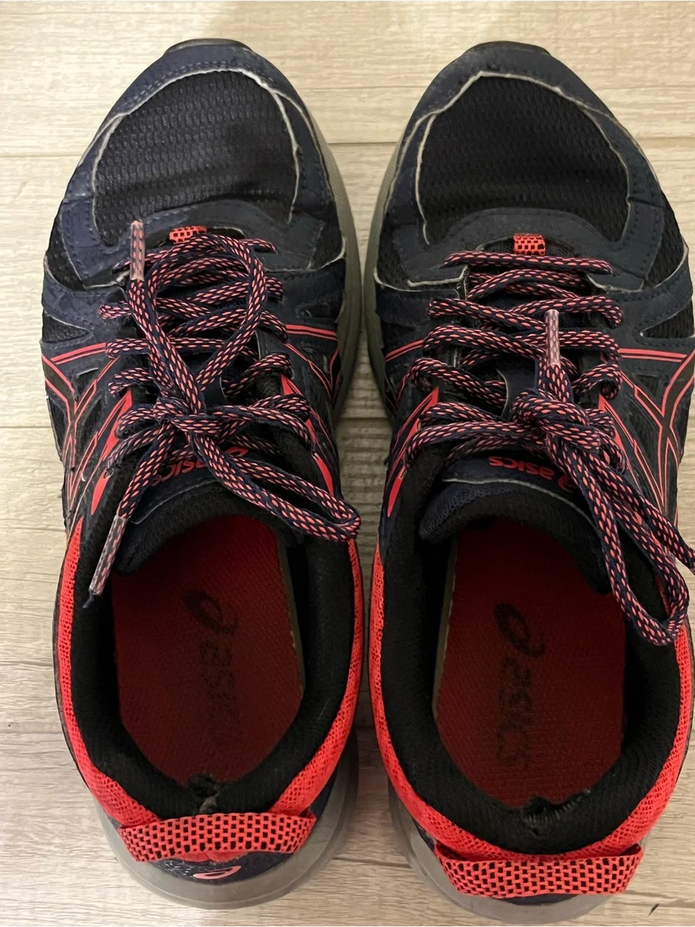 Asics Navy and Pink women’s Running Sneakers